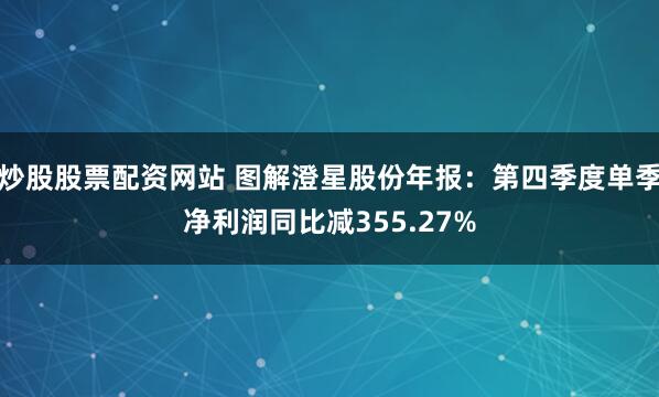 炒股股票配资网站 图解澄星股份年报：第四季度单季净利润同比减355.27%