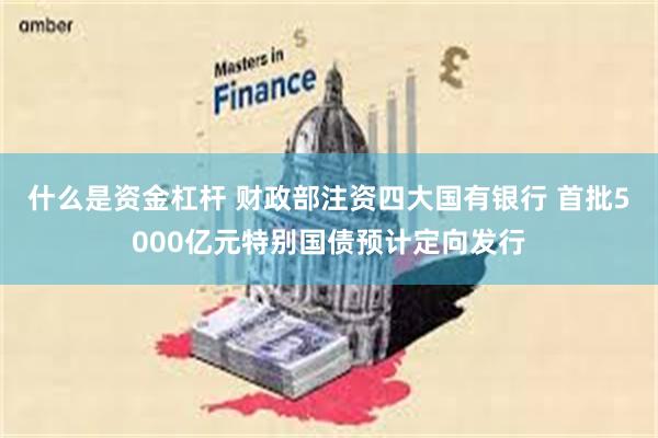 什么是资金杠杆 财政部注资四大国有银行 首批5000亿元特别国债预计定向发行