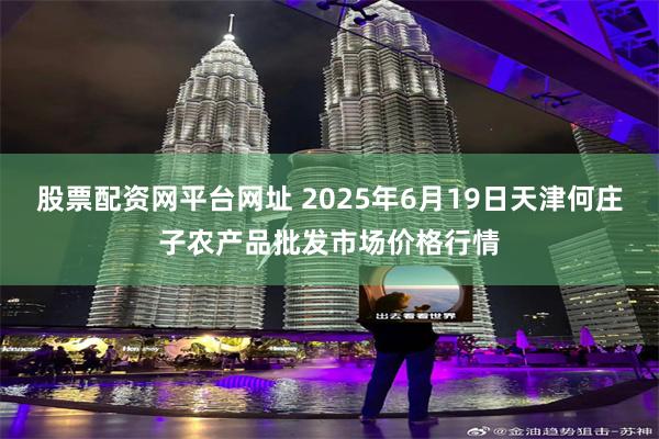 股票配资网平台网址 2025年6月19日天津何庄子农产品批发市场价格行情