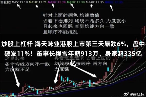 炒股上杠杆 海天味业港股上市第三天暴跌6%，盘中破发11%！董事长程雪年薪913万、身家超335亿