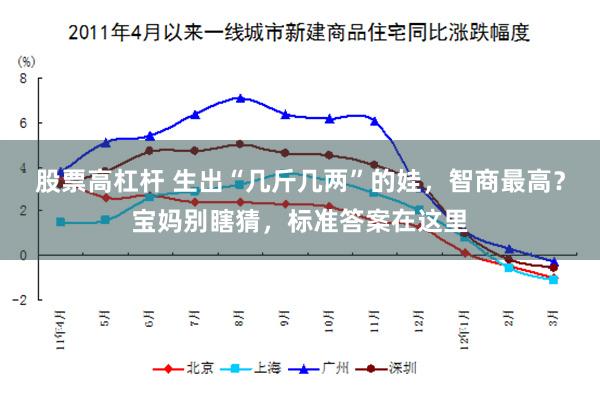 股票高杠杆 生出“几斤几两”的娃，智商最高？宝妈别瞎猜，标准答案在这里